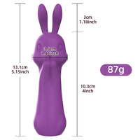 Vibrateur Lapin Carotte pour stimulation du clitoris et du point G, avec fonction de succion des mamelons, Godemiché vaginal pour masturbation, Jouets sexuels pour femmes adultes 18 ans et plus