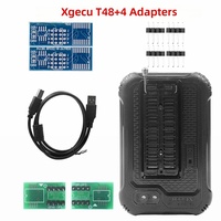 Programmateur de clés universel pour voiture V1225 XGECU T48/TL866II Plus, le plus récent, original + 4 adaptateurs, clip IC, flash EPROM haute vitesse, USB