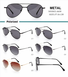 Gafas de Sol Clásicas Vintage de Metal con Protección UV400 para Hombre y Mujer, Lentes Polarizadas con Espejo - Product Image 4