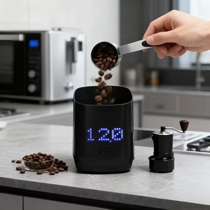 Balance à café numérique Précise à 0,1 gramme Étanche Convient pour le café, le dosage d'espresso, la cafetière à piston et l'utilisation en cuisine - Product Image 3