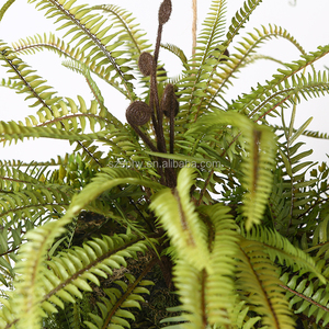 China Venta caliente Artificial colgando Fern hierba falsa para jardín decoración del hogar - Product Image 4