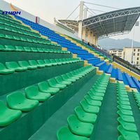 Chaises de stade en plastique de haute qualité en gros, sièges de stade