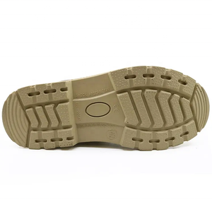 Calzado de Seguridad Laboral OEM, Antipinchazos, con Puntera de Acero CE, Cuero Nubuck <span class=keywords><strong>Amarillo</strong></span>, Resistente al Aceite y Ácidos, Suela de PU Antideslizante para Hombre - Product Image 2