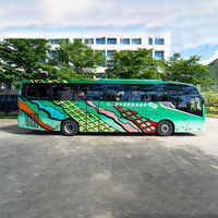 Autocar de luxe Guangtong Highway neuf, 12m, diesel, 50 places, automatique, conduite à droite, toit surélevé, personnalisé, nouveau, pour le tourisme, plancher plat
