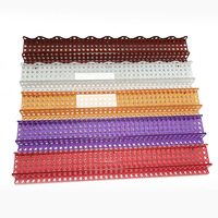 Support de Mahjong en Acrylique en Forme de U avec Motif Tressé en Rotin, Poussoir de Tuiles Portable pour Soirées de Jeu en Famille, Fournisseurs en Gros