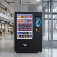 Fournisseur de distributeurs automatiques de boissons et de snacks pour aéroports européens, capacité 300-600, refroidissement par compresseur, Wi-Fi/Ethernet/4G LTE