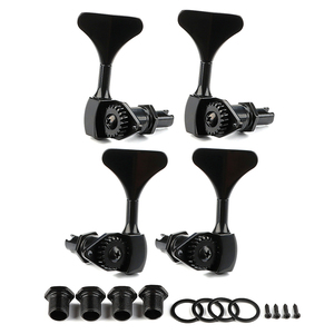 Afinadores de cabeza de máquina de <span class=keywords><strong>bajo</strong></span> 2R2L, clavijas de afinación de repuesto <span class=keywords><strong>para</strong></span> guitarra eléctrica de Jazz, <span class=keywords><strong>bajo</strong></span> o instrumentos de precisión, relación 1:20 - Product Image 1