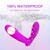 Vibrateur de culotte étanche rechargeable avec télécommande pour stimulation clitoridienne, masturbateur vibrant portable