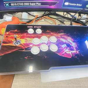 Console de Jeu Portable HD 21 Pouces Rétro avec Joystick, Machine d'Arcade de Combat, Console Portable à Monnayeur, Anglais, 110-240V - Product Image 4