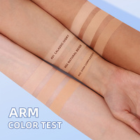 Poudre de visage mate à contrôle d'huile en huit couleurs, poudre fixante mate longue durée, anti-eau, anti-cernes, poudre pressée pour le maquillage