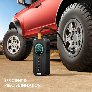 Пусковое устройство 16000 мАч с воздушным насосом, портативный автомобильный пусковой источник питания, компрессор для подкачки шин, аварийный стартер для автомобиля, внешний аккумулятор для запуска двигателя - Product Image 3