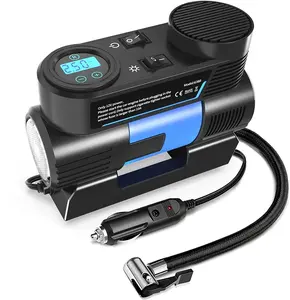 Compresseur d'air de voiture portable de bonne qualité 12v mini voitures électriques jauge de pression des pneus pompe à air