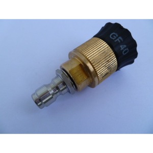 Car Washer Nozzle Brass Adapter Garden Hose Connector Adjustable <b>Fan</b> Spray <b>Head</b> Manual Operation - Product Image 3