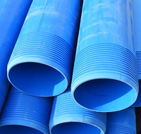 Tuyau de gainage de puits profond en PVC rigide haute résistance pour l'extraction d'eau profonde, diamètres 110mm, 180mm, 225mm, 315mm, pour forages jusqu'à 300m de profondeur