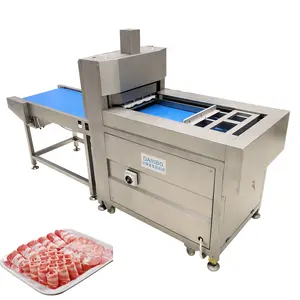 industrial frozen meat slicer automatic meat slicer chicken fish beef cutting roll machine