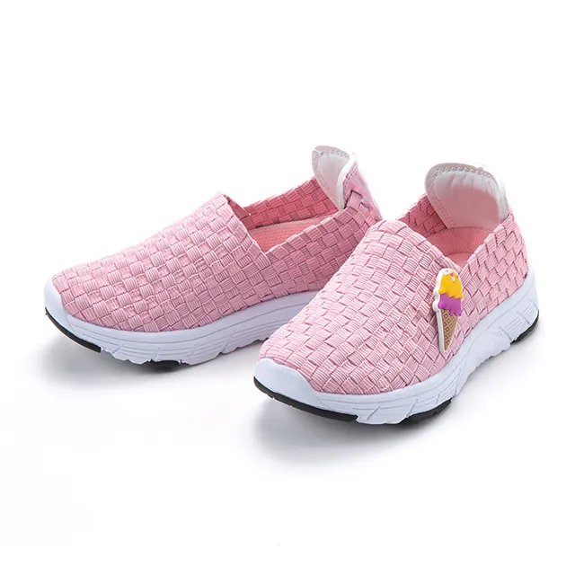 Sandales tissées et personnalisées, chaussures de luxe pour petites filles, pour sport en plein air, nouvelle collection 2020