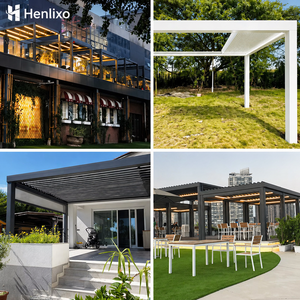 <span class=keywords><strong>Giardino</strong></span> d'inverno 4 stagioni <span class=keywords><strong>con</strong></span> pergola in alluminio, veranda prefabbricata e balcone in vetro - Product Image 4