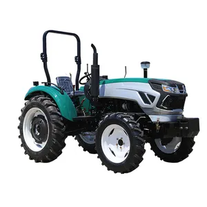 2024Hot Sale Prix direct usine 45hp 50hp 60hp mini tracteur agricole 4 roues tracteurs mini 4x4 d'occasion pour l'agriculture