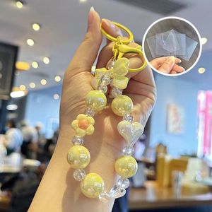 <span class=keywords><strong>Chaîne</strong></span> de <span class=keywords><strong>téléphone</strong></span> colorée avec perles en verre irisées et breloque en forme de nœud, joli bracelet <span class=keywords><strong>pour</strong></span> téléphones mobiles et sacs - Product Image 6