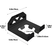 Système de rangement vertical robuste pour garage, éco-responsable, en métal durable, facile à utiliser, pour salle de bain et salon