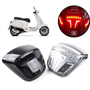 สำหรับเวสป้า สปริ้นท์ <span class=keywords><strong>150</strong></span> พรีมาเวร่า <span class=keywords><strong>150</strong></span> อุปกรณ์ตกแต่งรถจักรยานยนต์ ไฟท้าย LED ไฟท้าย ไฟเบรก ไฟเลี้ยว - Product Image 1