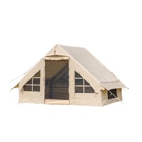 Colonne d'air intégrée, abri solaire extérieur pour le camping, extension de 16cm, mât d'air en TPU, tente gonflable pour le glamping