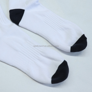 Akilex Factory Wholesale <strong>Custom</strong> Crew <strong>Bottom</strong> Heat-Transfer Printed Quick Dry Breathable Sport <strong>Socks</strong> Team Wear Men's Basketball - Product Image 4