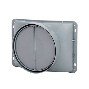 Capot d'extraction mural extérieur en plastique avec déflecteur de vent, bouchon de ventilation pour <span class=keywords><strong>cuisine</strong></span> et toilettes, <span class=keywords><strong>clapet</strong></span> <span class=keywords><strong>anti</strong></span>-<span class=keywords><strong>retour</strong></span>, modèle 150, fabriqué en Chine - Product Image 3