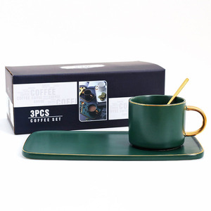 Solhui-Taza <span class=keywords><strong>de</strong></span> cerámica glaseada, juego <span class=keywords><strong>de</strong></span> platillos, juego <span class=keywords><strong>de</strong></span> regalo Nórdico - Product Image 5