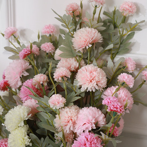 Bouquet de chrysanthèmes artificiels Xinchengzhi, fleurs en soie, accessoires de photographie, décoration de mariage, style pastoral nordique - Product Image 2