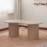 Table basse portable moderne en pierre frittée blanche, best-seller minimaliste pour le salon