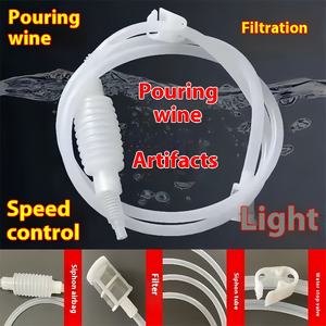 Verseur automatique de siphon de <span class=keywords><strong>vin</strong></span> auto-amorçant Pot de filtre à <span class=keywords><strong>vin</strong></span> domestique avec pompe à liqueur Outil de verseur de pot de <span class=keywords><strong>vin</strong></span> en plastique - Product Image 5