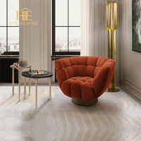 Fauteuil de canapé moderne de luxe mobilier de salon sofa de luxe en cuir importé de haute qualité fauteuil de canapé simple