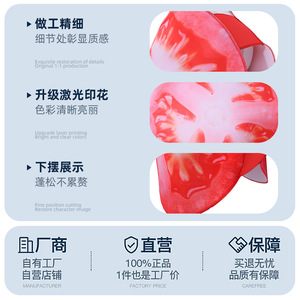 Disfraz de Rebanada de Tomate Manyusha para Mujer Adulta, Traje de Cuerpo Entero para Actuaciones en Escenario, Cosplay con Temática de Comida - Product Image 4