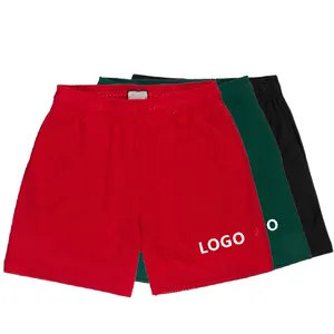 Custom Logo Sublimation Premium Nylon 5'Mesh Shorts Pattern Gengar Fashion Basketball Colorful Breathable Mesh Shorts