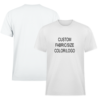 Camisetas Promocionales Casuales de Jersey de Poliéster Transpirables de Secado Rápido al por Mayor, Personalizables, Lisas, para Adultos, Regalos Publicitarios para Hombres