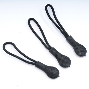 Custom Logo Nylon Cord Soft <strong>Slider</strong> Bag Zipper-pull Plastic <strong>Rubber</strong> Pvc Zipper Puller Zip <strong>Slider</strong> - Product Image 3