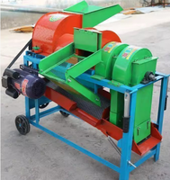 Machine à battre et à nettoyer les céréales pour le blé, le riz, le maïs, le sorgho, le soja et l'orge, intégrant des fonctions de battage et de nettoyage, fabriquée en Chine