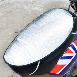 Electric Scooter Sunshade Seat Cover Aluminum Foil Waterproof Heat Insulation Pad Rear Summer Use - Product Image 1