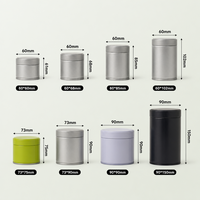 Boîtes cylindriques en fer blanc rose pour emballage de poudre de matcha 30g, gravure mate, boîtes métalliques pour matcha, idéales pour cadeaux, vente en gros