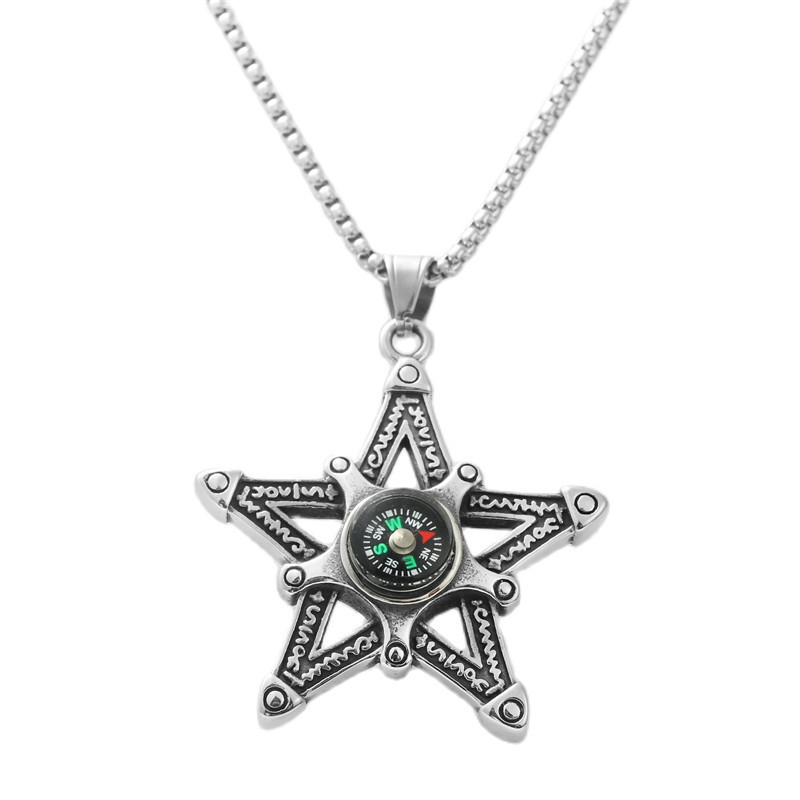 Colgante de plata con cadena de perlas cuadradas de 3,0*60cm