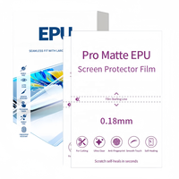 Film protecteur d'écran en hydrogel givré personnalisé OEM ODM pour machine de découpe, pour téléphone portable de toutes tailles, film protecteur mat