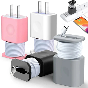 2 in 1 Silicone Charger Protector for 18W/20W Charger Portable Anti-Break Case Convenient Cable Storage - Product Image 1