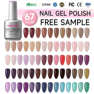 Gel UV LED Tendance Sans HEMA Sans TPO Haute Saturations Couleurs Uniformes Anti-décoloration Vente en Gros Personnalisée Vernis à Ongles en Gel - Product Image 1