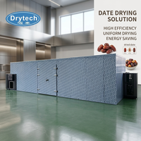 Industriële lade-type dadelpalm droogmachine met PLC temperatuurregeling voor uniform drogen van verse dadels, geen scheuren.