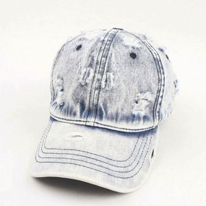 Casquette de baseball vintage en jean, style Dad Hat, personnalisée, délavée et vieillie, unisexe, sportive, formelle, toutes saisons, vente en gros - Product Image 5
