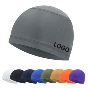 Bonnet de bain en polyester avec impression de logo personnalisé, bonnets de bain en nylon à prix avantageux, fabrication en usine - Product Image 1