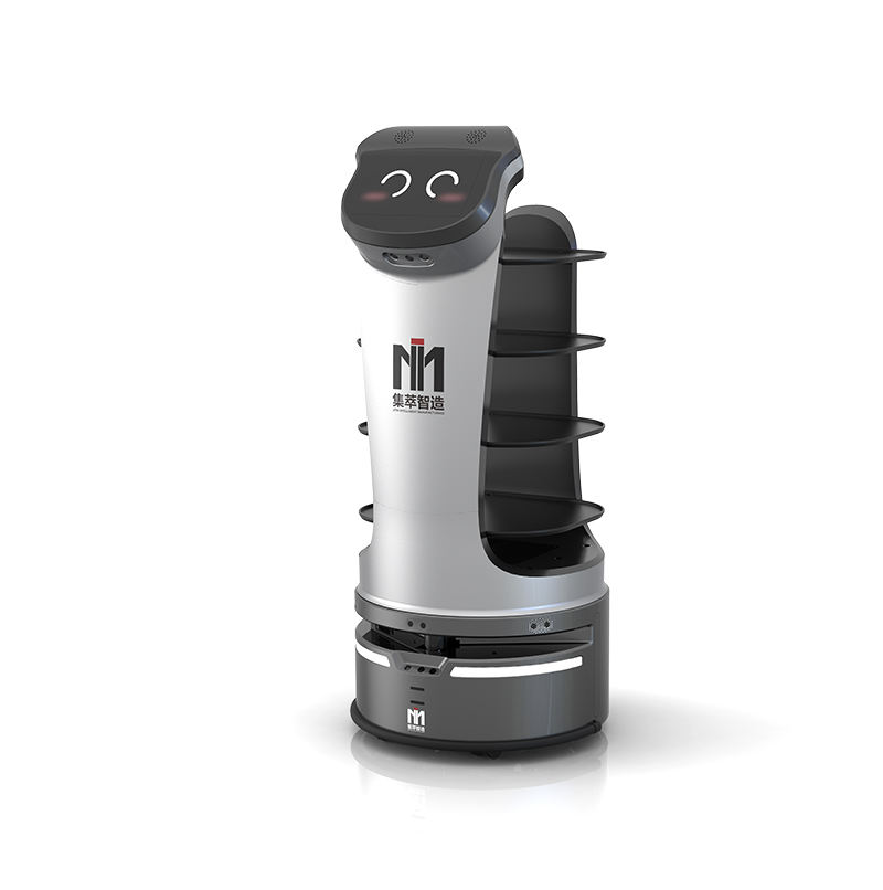 Custom Food Service Robot App Control Commercial Delivery Robot with 4 ...