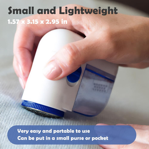 Removedor de Pelusas Portátil con Batería AA, Afeitadora de Tela Segura, Mini Removedor Eléctrico de Pelusas para Ropa, Suéteres de Lana y Telas - Product Image 4
