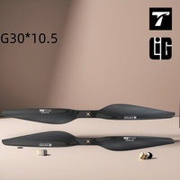 Hélice G30*10.5 en fibre de carbone brillante de qualité supérieure pour drones multirotors de grande taille et drones industriels